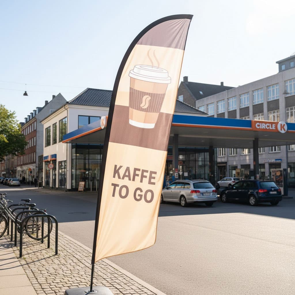 Logo beachflag vs. Square beachflag – hvilket passer bedst til din virksomhed?